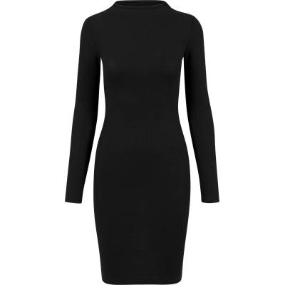 Urban Classics Плетена рокля черно, размер S