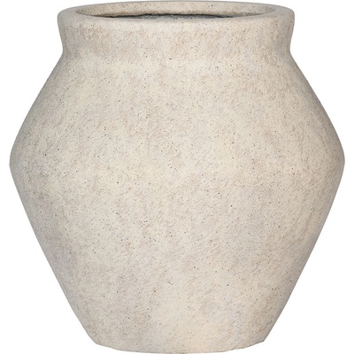 Pottery Pots Kvetináč Fleuri, béžový travertín, 46 x 46 cm