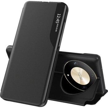 Techsuit Elegantен книжен калъф View Case за Honor Magic6 Lite - Черен KP30084 (30084)