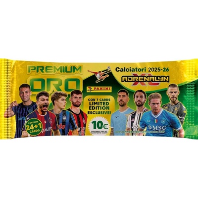 Panini 2025-26 Calciatori Adrenalyn XL Premium Oro Gold Balíček