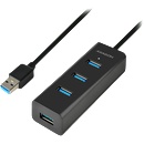 AXAGON 4xUSB 3.0 1,2m (HUE-S2BL)