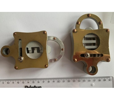 VOIDLOCK Messing METAL EMPTY PADLOCK