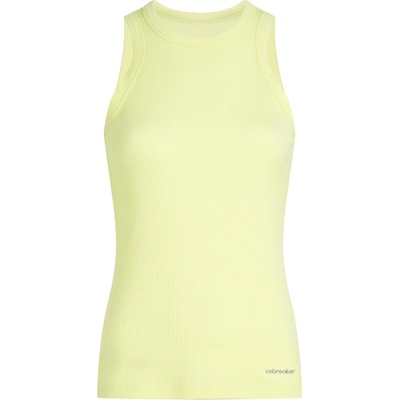 Icebreaker Дамски потник с широка презрамка Icebreaker Women's Merino Rib Lotus Tank Tank top - Citrine - размер XL (916-3911-0215)