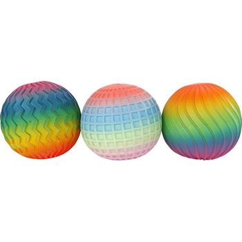 Mikrotrading Míček strečový 7 cm duhový