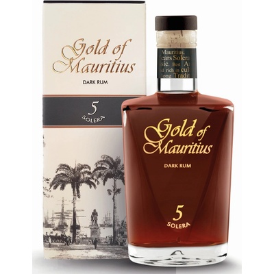 Gold of Mauritius Dark Rum 5 Solera 40% 0,7 l (kazeta)
