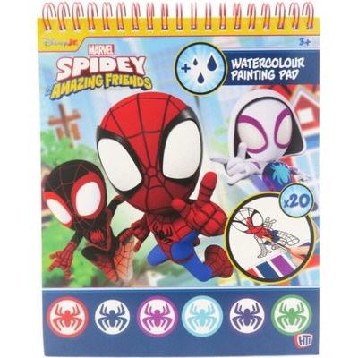 Spiderman Скицник за оцветяване Spidey с водни бои (SPF25-5072)