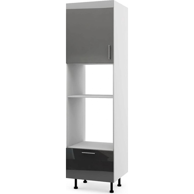 Колонен шкаф за фурна и микровълнова за вграждане Лукс М14