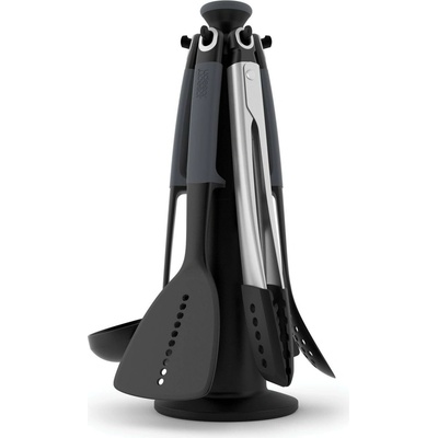 Rotačný stojan s nástrojmi JOSEPH JOSEPH Elevate™ Carousel Set - čierny 10151