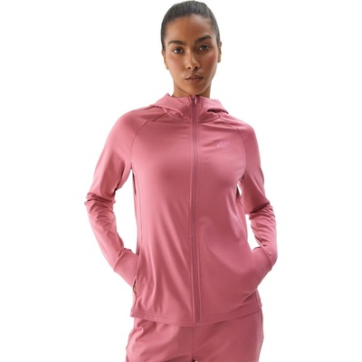 4F-Sweatshirt FNK-WAW24TFSWF406-53S Dark Pink