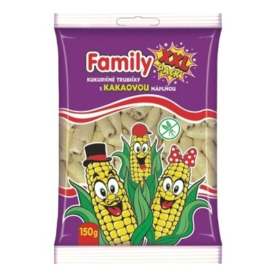 Smiley Family Корн Какаови туби 150 гр