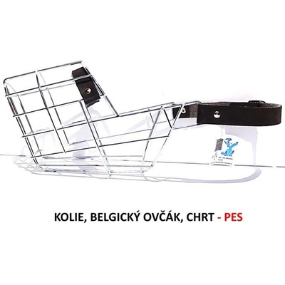 Mr. Rozchov Náhubek kovový Kolie Belgický ovčák Chrt pes