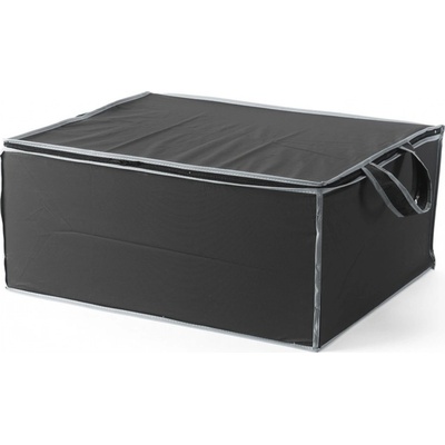 Compactor Textilný úložný box na 2 periny 55 x 45 x 25 cm čierny