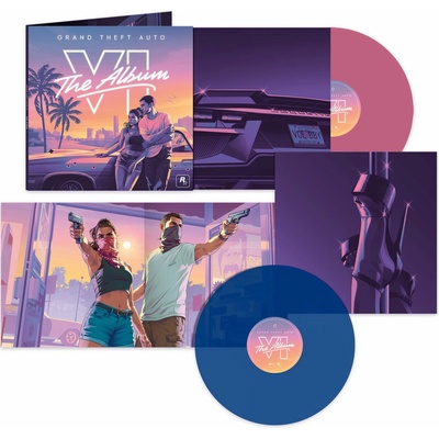 OST - Grand Theft Auto VI: The Album (Clear & Pink Coloured) CLR 2 LP