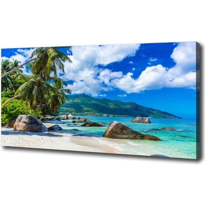 Foto obraz na plátne Seychely pláž 100x50 cm