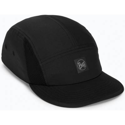 Buff 5 Panels Cap R-solid Black
