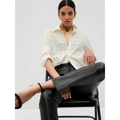 GAP Риза с воланчета GAP GAP | Byal | ЖЕНИ | L