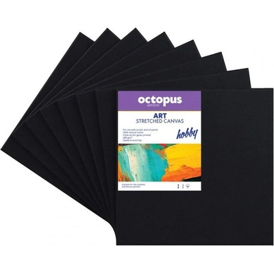 Octopus Hobby malířské plátno černé 280 g 18 x 24 cm – Zboží Dáma