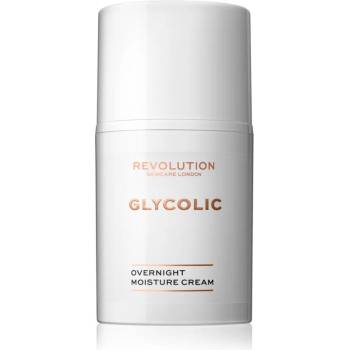 Revolution Beauty Glycolic Acid Glow озаряващ и възстановяващ нощен крем 50ml