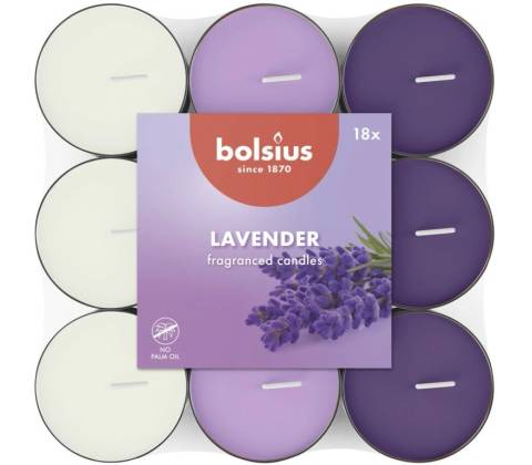 Bolsius Lavender basic 18 ks