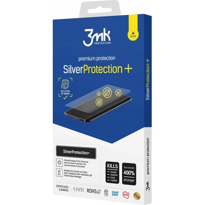 3mk Protection SilverProtection+ защитно фолио с антимикробно покритие на базата на сребърни наночастици, съвместимо с Motorola Razr 50 Ultra (отпред) W-3SPrtP-MR50Uf