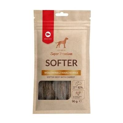 MACED Super Premium Softer Pochúťka pre psov s hovädzím mäsom a mrkvou 90 g