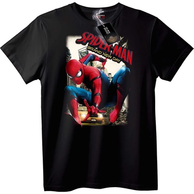 NOONEBRAND Тениска Spider-Man Нов ден - 2XL, White