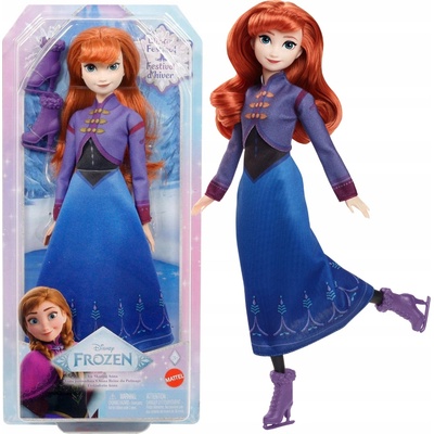 Mattel Frozen ANNA na bruslích
