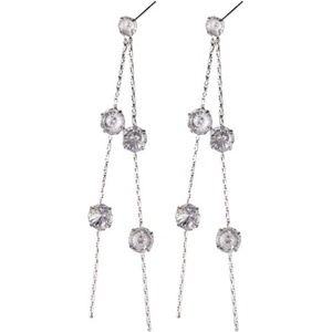 Silenti Jewelry Сребърни обеци "Танц