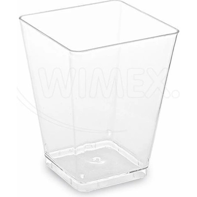 Wimex Fingerfood pohárik PS hranatý číry 58 x 58 x 76 mm 160ml