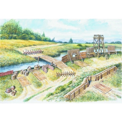 Italeri Model Kit doplňky 6030 BATTLEFIELD ACCESSORIES SET 33-6030 1:72