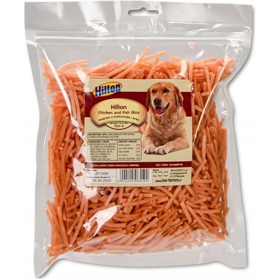 HILTON Chicken and fish slice pochoutka pro psy 500 g