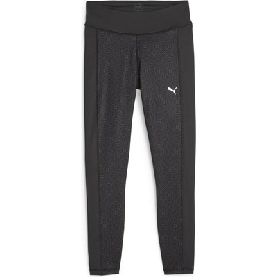 Puma TRAIN FAVORITES LEGGINGS Černá Šedá Bílá