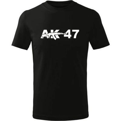 Dragowa detské krátke tričko AK-47 čierna