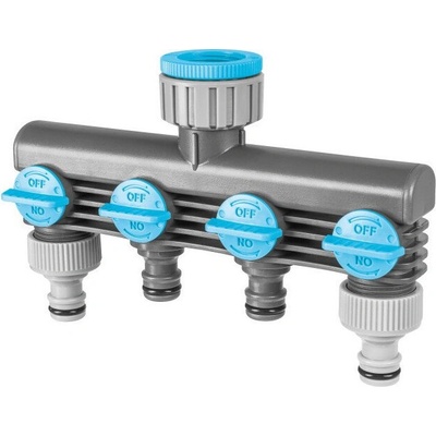 Cellfast Štvorcestný rozdelovač IDEAL 3/4" - 1"