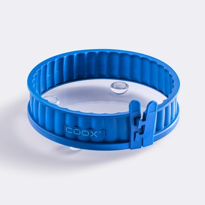 coox 18 см синя силиконова форма за киш със стъклена основа coox