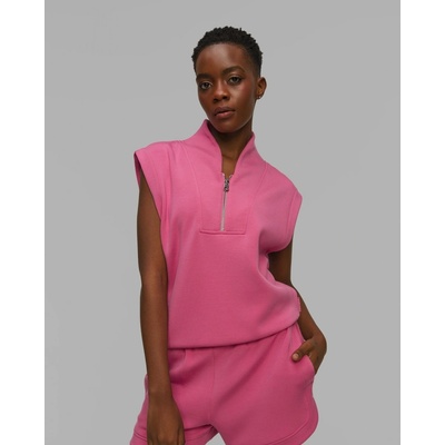 Varley dámská mikina Loretta Half Zip růžová