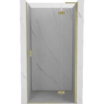 Mexen Mist-H L врати за душ кабина, отваряеми надясно, 120 см, прозрачни, златисти матирани - 8A5L-120-000-55-00-P (8A5L-120-000-55-00-P)