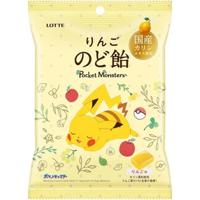 Lotte Pokémon s příchutí jablka, citronu a čínské hrušky 75 g