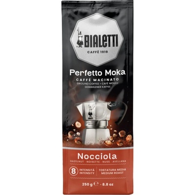 Bialetti Perfetto Moka Hazelnut mletá 80% Arabica 20% Robusta 250 g