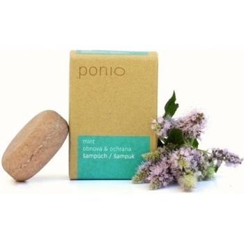 Ponio tuhý šampón s kondicionérem Mint 30 g