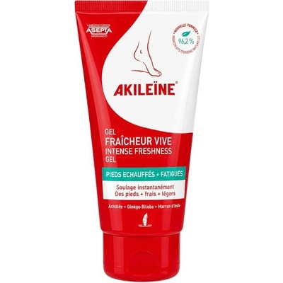 Akileine Red Intenzivní osvěžující gel na oteklé nohy 75 ml