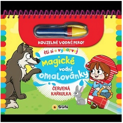 Magické vodní omalovánky- Červená karkulka