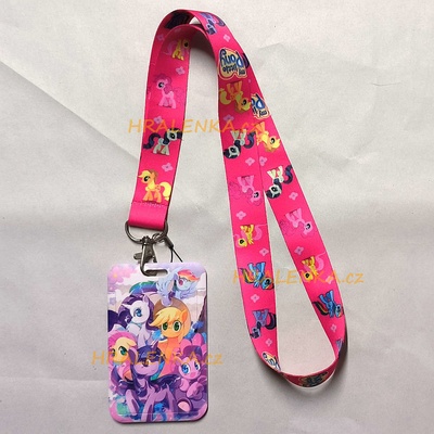 Šňůrka na krk s cedulkou My little Pony