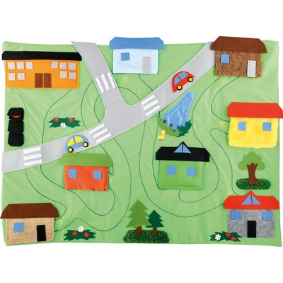 Градът в ръцете ми - манипулационна дъска за игра и учене