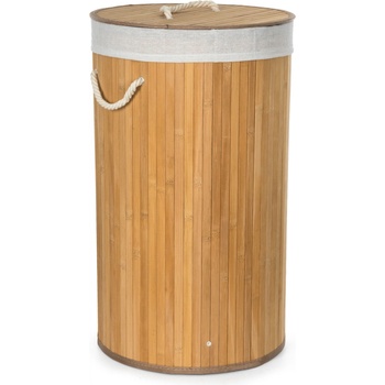 G21 55 l bambusový kulatý s bílým košem KPG21BAM02-17