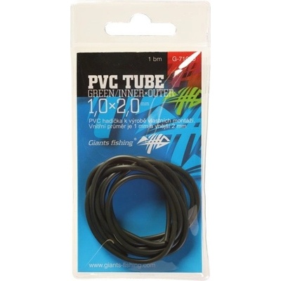 Giants Fishing PVC Hadička PVC Tube Green InnerxOuter 1 m 1,0 x 2,0 mm