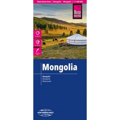 Reise Know-How Verlag mapa Mongolia (Mongolsko) 1:1,6 mil.