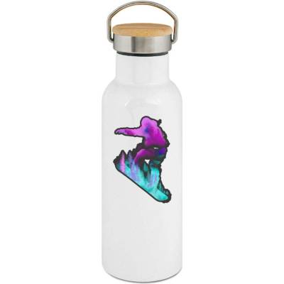 123TRIKO termoska Snowboardista, černý potisk 500 ml narozeniny