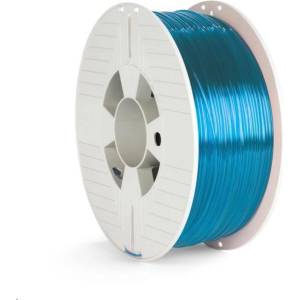 Verbatim 55056 3D нишка, PET-G, 1, 75mm, 1000g, 327m, Прозрачно синьо (Blue Transparent) (55056)