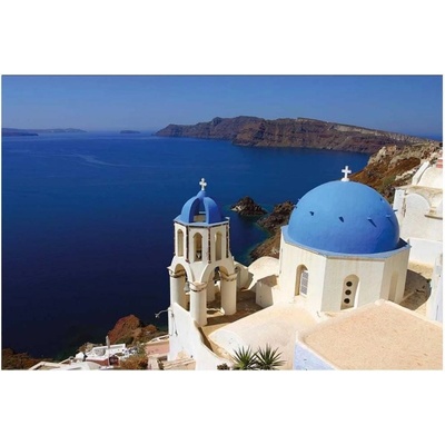 Dimex MS-5-0199 vliesová fototapeta na zeď Ostrov Santorini rozmery 375 x 250 cm